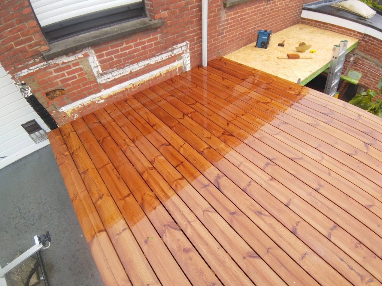 Houten dakterras